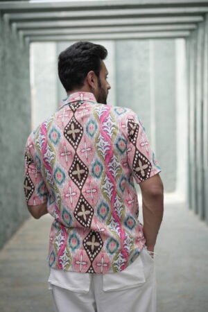 IKKAT PRINT SHIRT